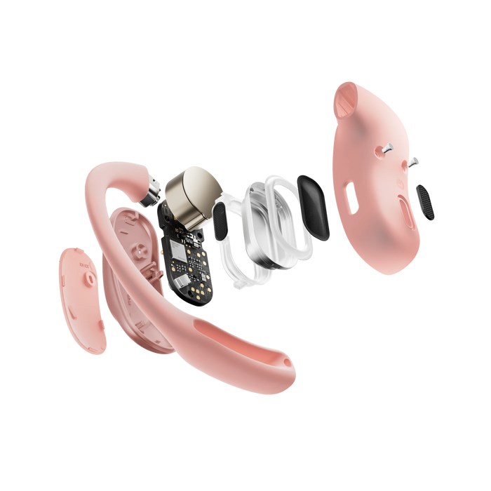 zdjecie-1754543272.jpg Shokz OpenFit Air | Słuchawki bezprzewodowe douszne | Różowe