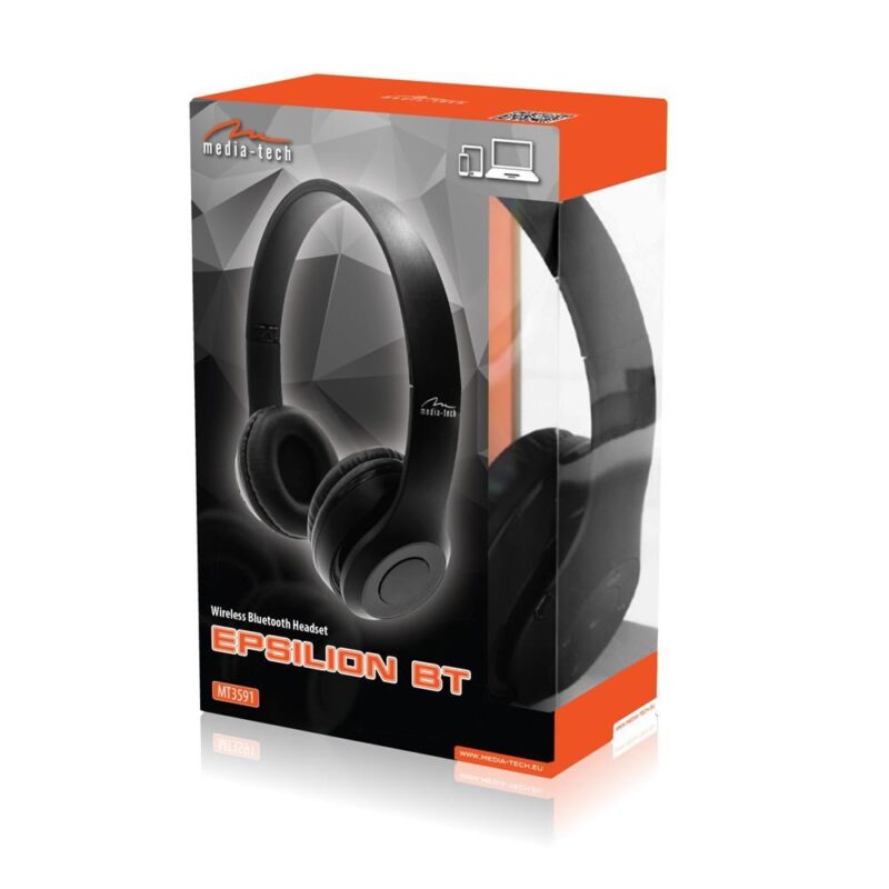 zdjecie-1754543419.jpg Media-Tech EPSILION BT MT3591 | Słuchawki nauszne bezprzewodowe | Bluetooth 4.2