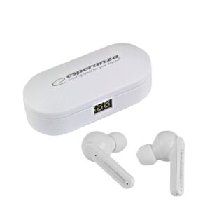 zdjecie-1754543567-1.jpg Esperanza Phoebe EH230W | Słuchawki douszne TWS | Bluetooth 5.0 | Białe | 3h odtwarzania