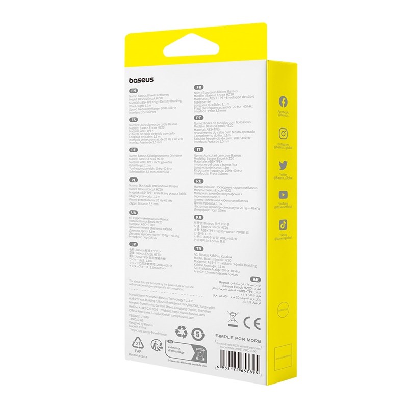 zdjecie-1754543905.jpg Baseus Encok HZ20 | Słuchawki przewodowe 3,5 mm | Mikrofon na kablu
