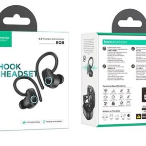 zdjecie-1754544017-2.jpg Hoco EQ8 Pure Joy | Słuchawki bezprzewodowe Bluetooth 5.3 | Douszne z etui 500 mAh