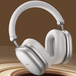 Hoco W35 Max Auspicious ANC | Słuchawki bezprzewodowe | Srebrny