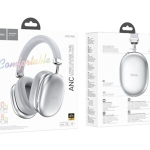 Hoco W35 Max Auspicious ANC | Słuchawki bezprzewodowe | Srebrny