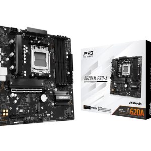 Płyta główna A620AM PRO-A AM5 4DDR5 HDMI M.2 mATX