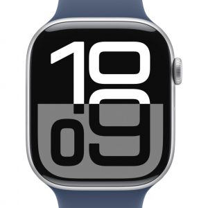 04848362a2006af54e0e850dcc63914f.jpg Watch Series 10 GPS, koperta 46 mm z aluminium w kolorze srebrnym z paskiem sportowym w kolorze denim - rozmiar S/M