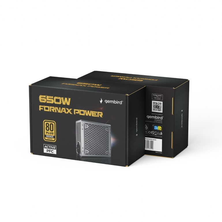 062cf4d8c4f9a4f38b346c9402ab41b4.jpg Zasilacz ATX 650W aktywne PFC 12 cm fan 80+Bronze industrial