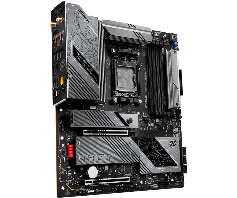 0671df9fe2442e58f9dab577b4ec8d5a.jpg Płyta główna X870E TAICHI LITE AM5 4DDR5 M.2 EATX