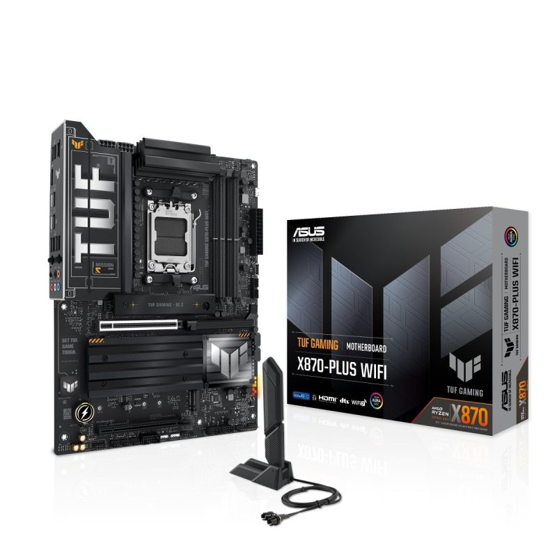 0aea684960c9286e52e75c418ee44f99.jpg Płyta główna TUF GAMING X870-PLUS WIFI AM5 4DDR5 HDMI/USB-C