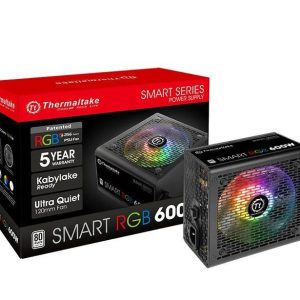 Smart 600W RGB (80+ 230V EU, 2xPEG, 120mm, Single Rail)