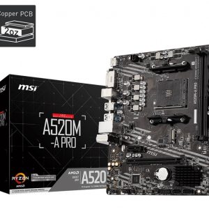 10c5c40baa267ed22af351fe371d7241.jpg Płyta główna A520M-A PRO AM4 2DDR4 DVI/HDMI USB 3.2 mATX
