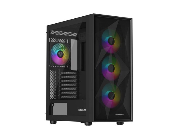 142c3a4836f31deb6cb6bb58fdccb5e2.jpg Obudowa Genesis Diaxid 605 ARGB MIDI TOWER USB-C Czarna