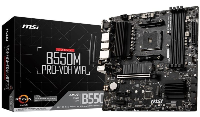 1610419977bf684daa8cc64acca8f253.jpg Płyta główna B550M PRO-VDH WIFI AM4 4DDR4 HDMI/DP/VGA M.2 mATX