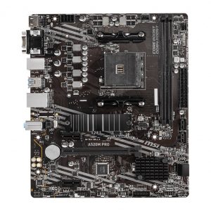 1706edde40cdeb2935b14b98f5ee5cba.jpg Płyta główna A520M PRO AM4 2DDR4 DP/VGA/HDMI USB 3.2 mATX