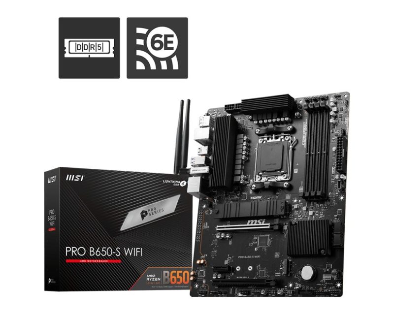 17d7ef87c516cafbdcbeb62273da6450.jpg Płyta główna PRO B650-S WIFI AM5 4DDR5 HDMI/DP ATX