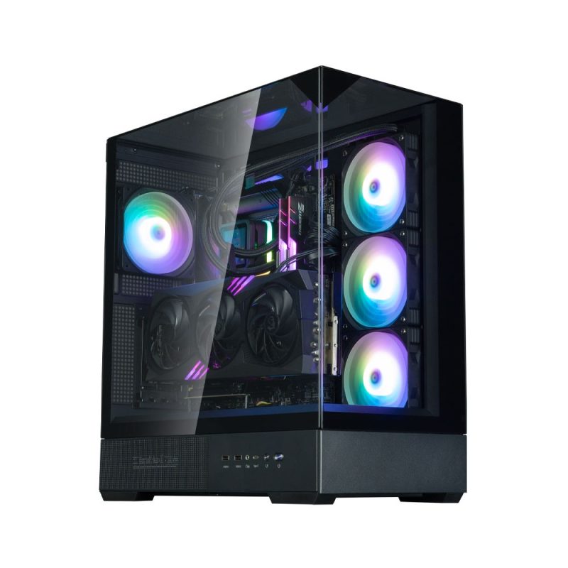 1862c394d6b044397b4bba1dcf29a77b.jpg Obudowa P40 Prism Mid-Tower szkło hartowane czarna