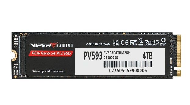 1ccb0827ef2a2a2ed0ecca58238f9935.jpg Dysk SSD Patriot VIPER PV593 4TB | PCIe Gen5x4 | 14000/13000MB/s | M.2 2280
