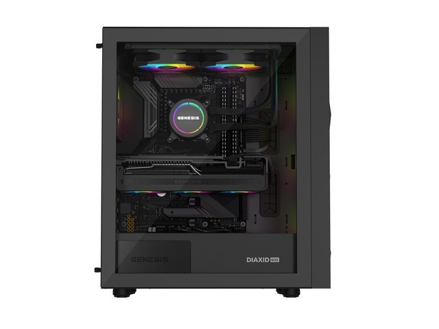 22411dbfc330255bf6fc7ae9802f244a.jpg Obudowa Genesis Diaxid 605 ARGB MIDI TOWER USB-C Czarna