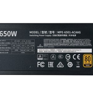 Zasilacz modularny MWE Gold V2 650W 80+ Gold