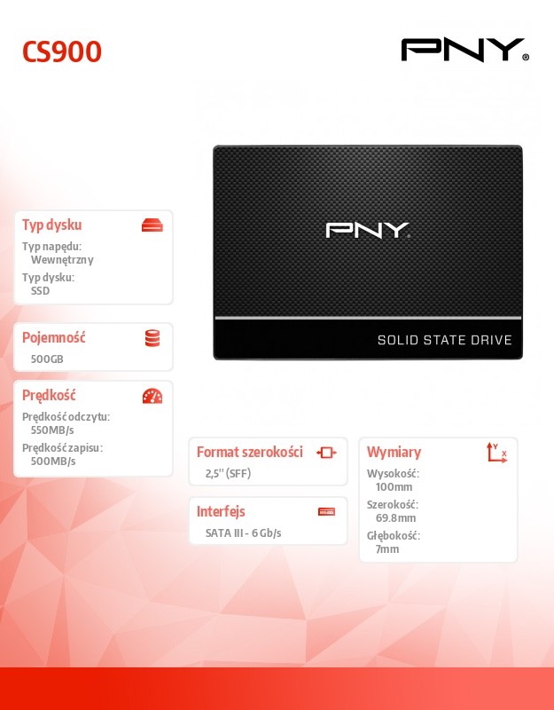 26fbe7699fc3203c843a78670b1b586d.jpg Dysk SSD 500GB 2,5 SATA3 SSD7CS900-500-RB