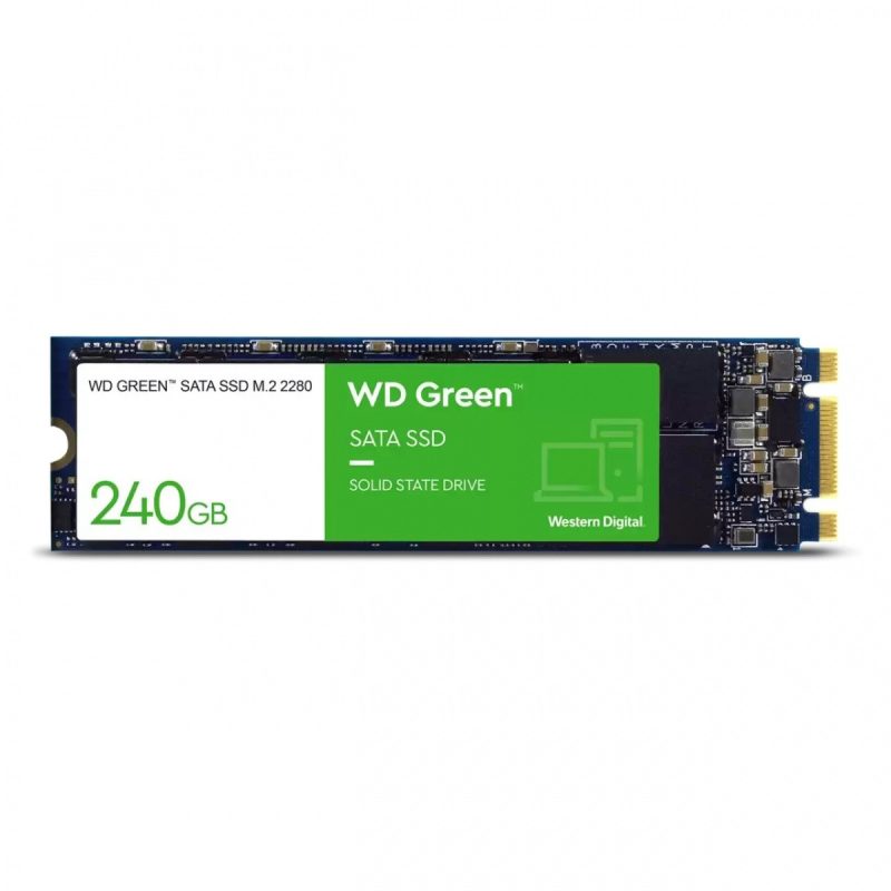 29902a8c86ddb2628d246a2e1150a120.jpg Dysk SSD Green 240GB SATA M.2 2280 WDS240G3G0B