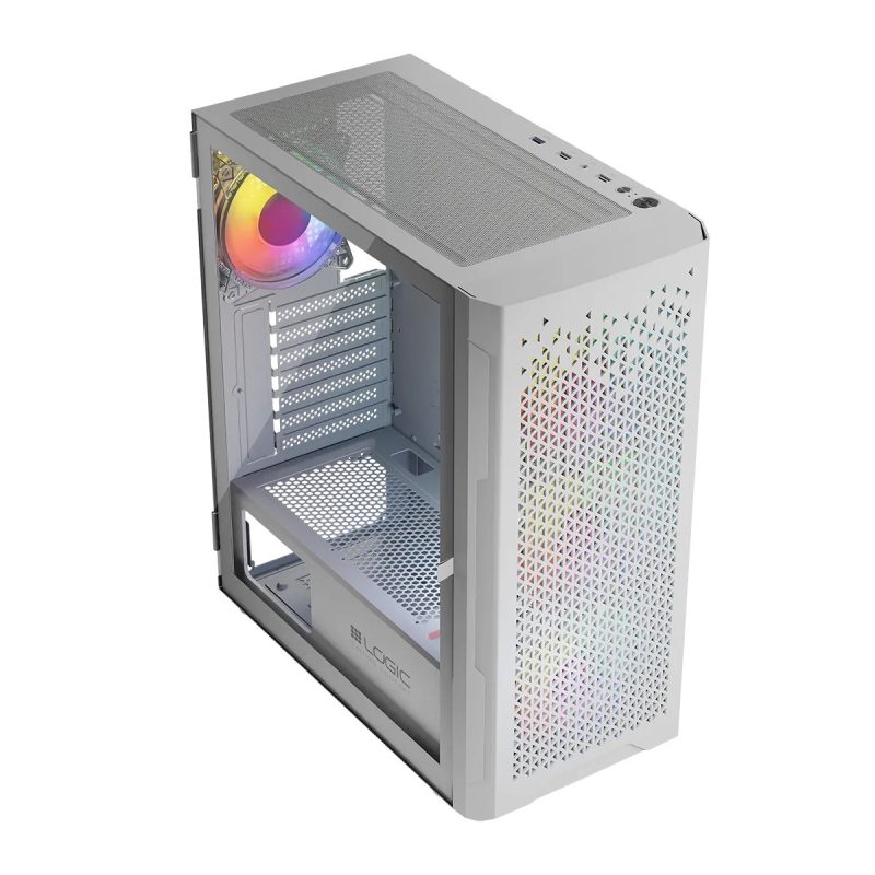3191f5636729a7dbe5620a951c680167.jpg Obudowa Komputerowa Logic Aramis ARGB Midi USB 3.0 Biała