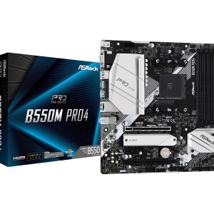 404a109eade6d96a920819ae8b38db09.jpg Płyta główna B550M Pro4 AM4 4DDR4 HDMI/DP/D-SUB M.2 mATX