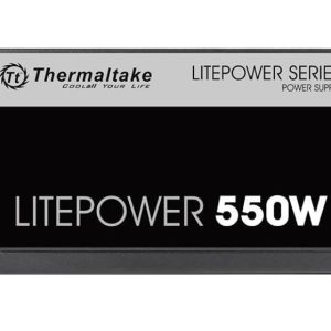 Litepower II Black 550W (Active PFC, 2xPEG, 120mm, Single Rail)