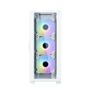 45e34f19c520c75cba1d37a06b569eb7.jpg Obudowa I3 Neo TG White Mid Tower RGB 4xwentylator, biała
