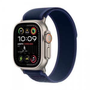 4b5625062dbeadd9490d1d444eece678.jpg Watch Ultra 2 GPS + Cellular, koperta 49 mm z tytanu w kolorze naturalnym z opaską Trial S/M w kolorze niebieskim