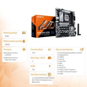 Płyta główna B860 DS3H WIFI6E