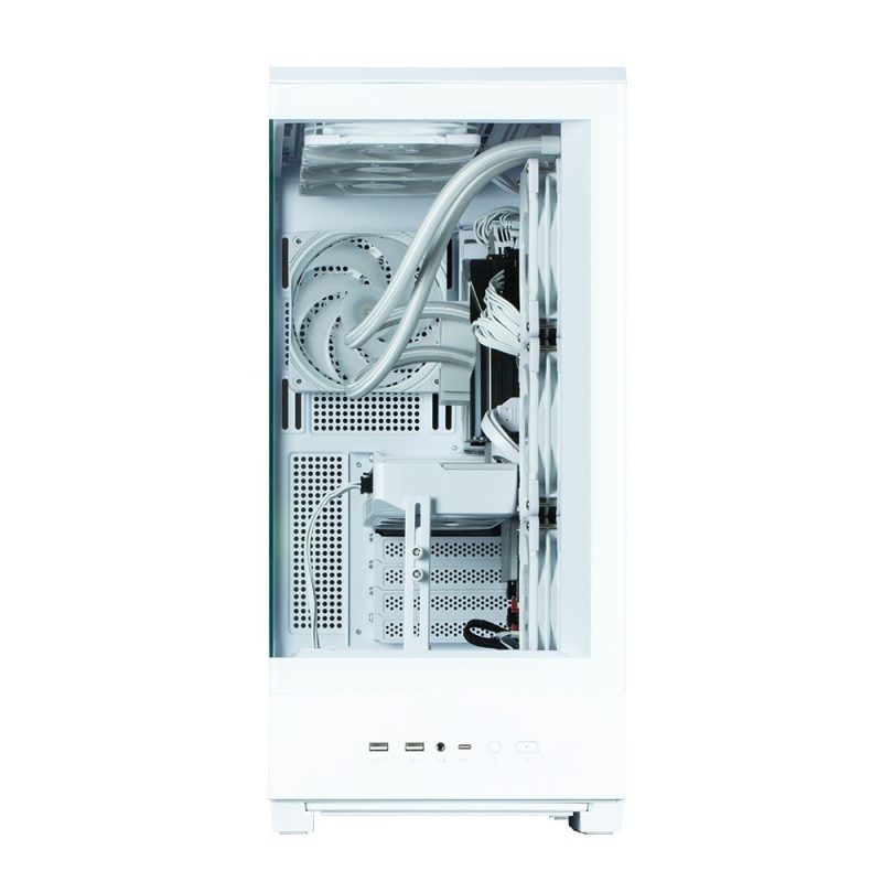 4c56728d460c32f4aa28e5113e1b16d0.jpg Obudowa P50 DS WHITE Mid-Tower 4x ARGB Fans