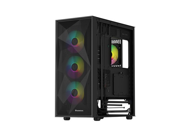 4ee4a04e839fc3c38dd08a458f58a38c.jpg Obudowa Genesis Diaxid 605 ARGB MIDI TOWER USB-C Czarna
