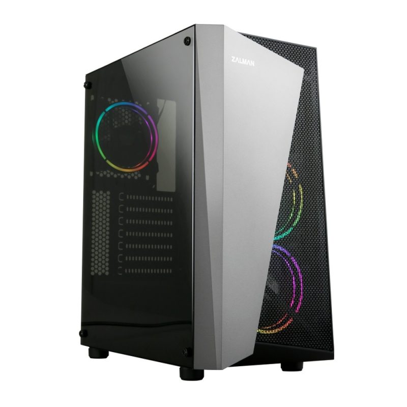4fddecee20596097774773bdb221d54d.jpg Obudowa S4 Plus ATX Mid Tower PC Case RGB Fan
