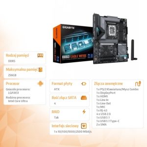 Płyta główna B860 EAGLE WiFi6E
