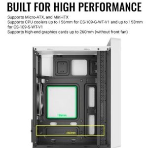51b596c206a54506dd7ea1674b39ebaa.jpg Obudowa CS-109 RGB USB 3.0 Mini Tower biała