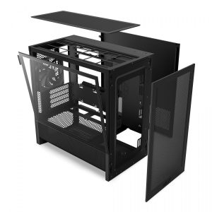 5a1bc22a3268081e00609a867b58a168.jpg Obudowa H3 FLOW MATX MINI TOWER czarna