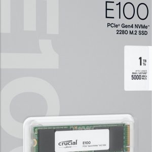 Dysk SSD E100 1TB M.2 NVMe 2280 PCIe 4.0 5000/4500 MB/s