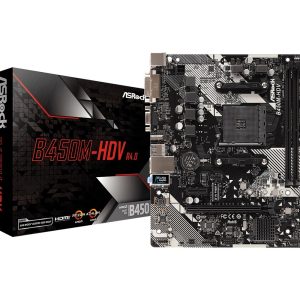 62d724c941102482fbd1fb6344aa4536.jpg Płyta główna B450M-HDV R4.0 AM4 2DDR4 VGA/DVI/HDMI/M.2 uATX