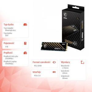 64866e6844634cb4ad838a9985cfde61.jpg Dysk SSD SPATIUM M371 1TB M.2 PCIe3 2350/1700MB/s