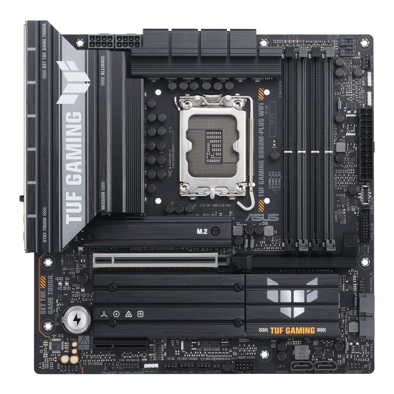 65160dc31c6d4a29b90190293fab09c1.jpg Płyta główna TUF GAMING B860M-PLUS WIFI s1851 4DDR5 USBC mATX