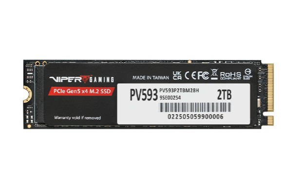 6c430b11f4a9c396957f885daee90b27.jpg Dysk SSD Patriot VIPER PV593 2TB | PCIe Gen5x4 | 14000/13000MB/s | M.2 2280