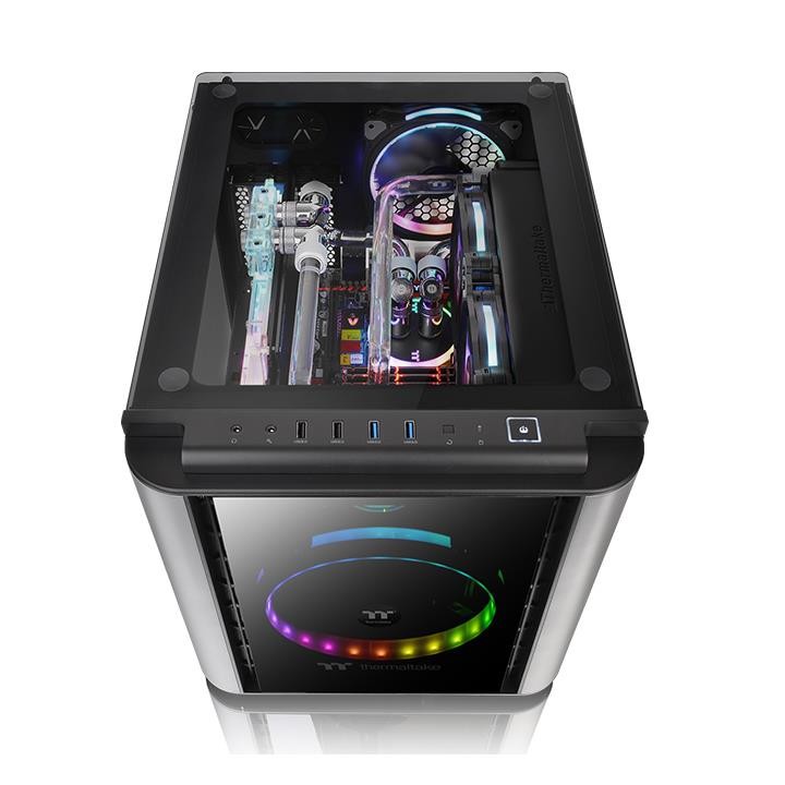 6d2deb37e5ec9b74905887aca81ab3b3.jpg Obudowa LEVEL 20 VT MiniITX microATX Tempered Glass - czarna