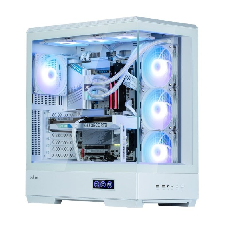 6fa796b4bc9a1b15026c041c5a001ebf.jpg Obudowa P50 DS WHITE Mid-Tower 4x ARGB Fans