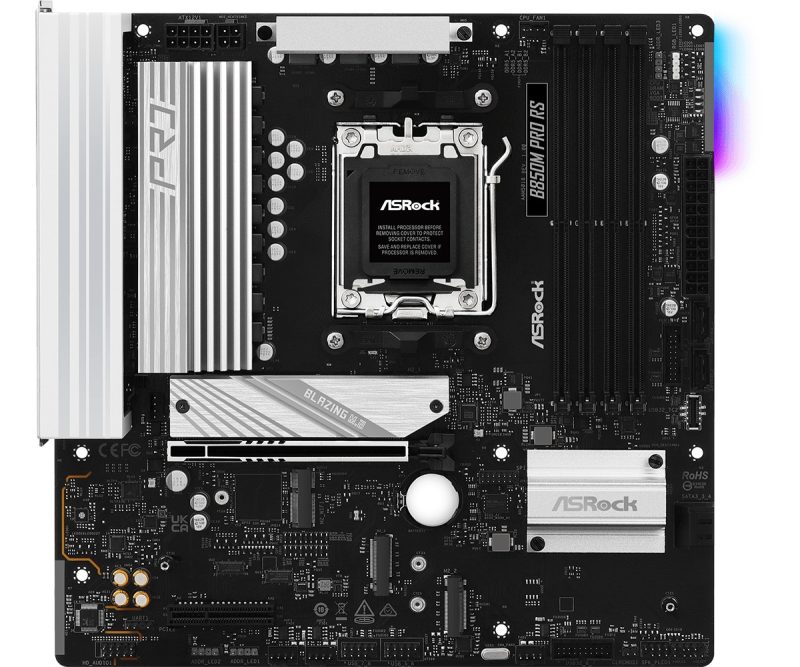 74b777f290f046d2046482fed8793511.jpg Płyta główna B850M PRO RS AM5 4DDR5 mATX