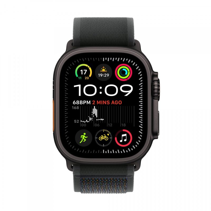 78b8f9386146ab8bbe268173387aaf13.jpg Watch Ultra 2 GPS + Cellular, koperta 49 mm z tytanu w kolorze czarnym z opaską Trial M/L w kolorze czarnym