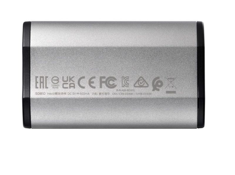 7c2fa2e2e15980adc9d71a0e705f2c75.jpg Dysk SSD External SD810 2TB USB3.2C 20Gb/s srebrny