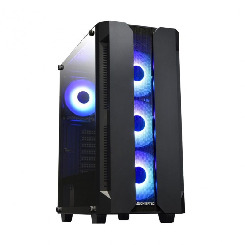 7cc87e20b8e584c401b73e99d1732231.jpg Obudowa GS-01B-OP Hunter Midi Tower 4xRGB Fan