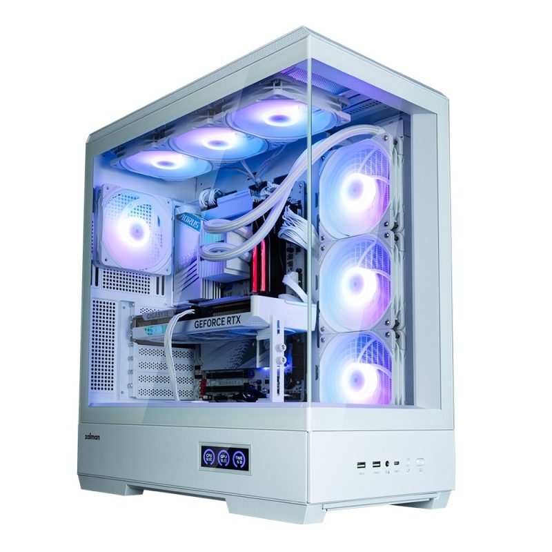 8cb0b3c541ed733c5deeb81a3e763fa7.jpg Obudowa P50 DS WHITE Mid-Tower 4x ARGB Fans