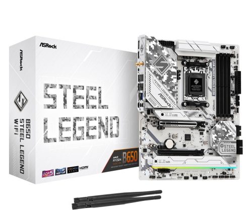Płyta główna B650 STEEL LEGEND WIFI AM5 4DDR5 HDMI/DP M.2 ATX