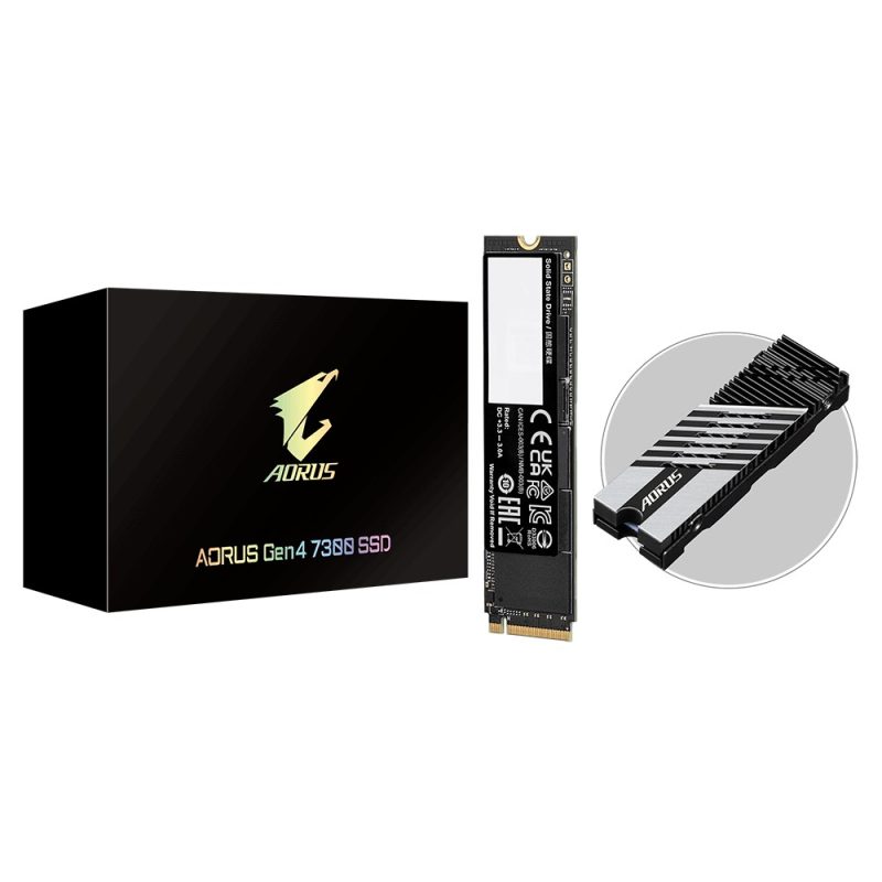 Dysk SSD AORUS NVMe Gen4 1TB M.2 2280 9JS18N100-00-G10